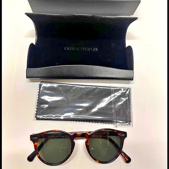 Oliver Peoples OV5186 1211 GREGORY PECK Sunglasses - 47/23/150 - NEW IN BOX! - Picture 1 of 7